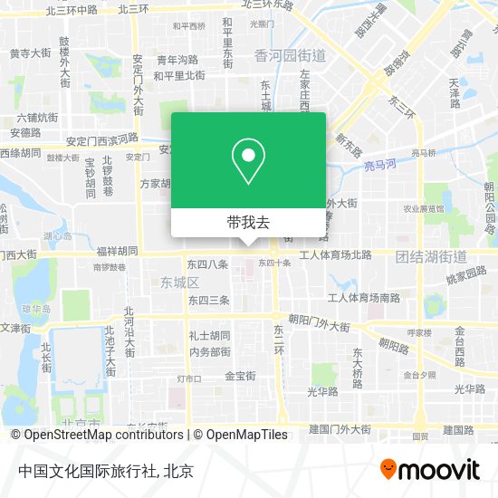 中国文化国际旅行社地图