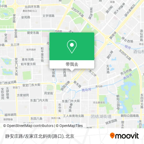 静安庄路/左家庄北斜街(路口)地图
