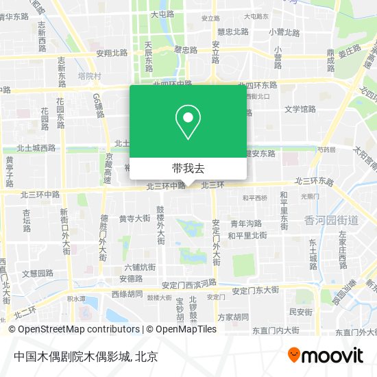 中国木偶剧院木偶影城地图