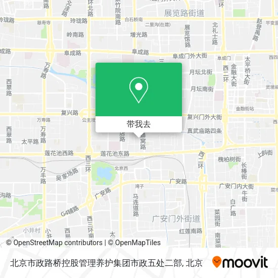 北京市政路桥控股管理养护集团市政五处二部地图