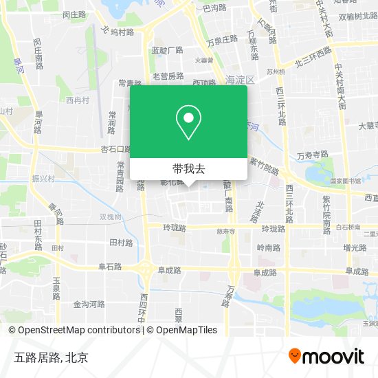 五路居路地图