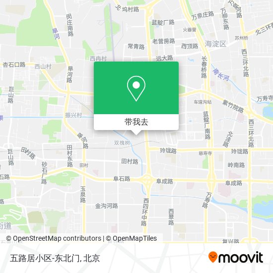 五路居小区-东北门地图