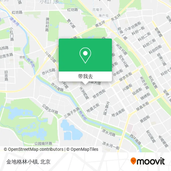 金地格林小镇地图