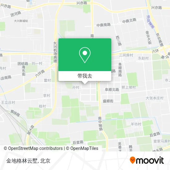金地格林云墅地图