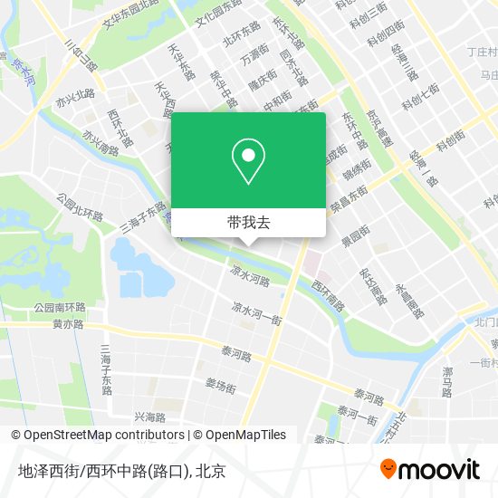 地泽西街/西环中路(路口)地图