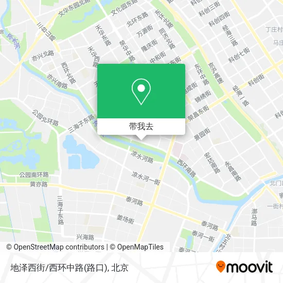 地泽西街/西环中路(路口)地图
