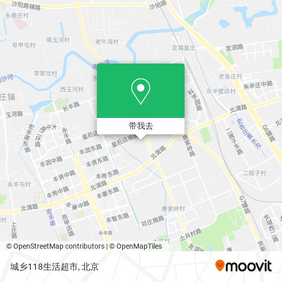城乡118生活超市地图