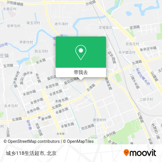 城乡118生活超市地图