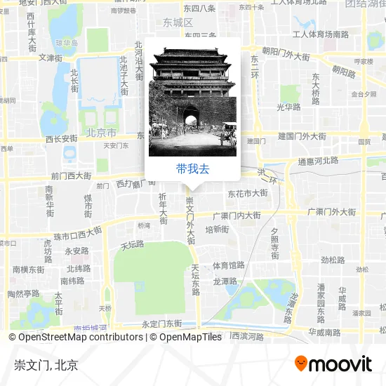 崇文门地图