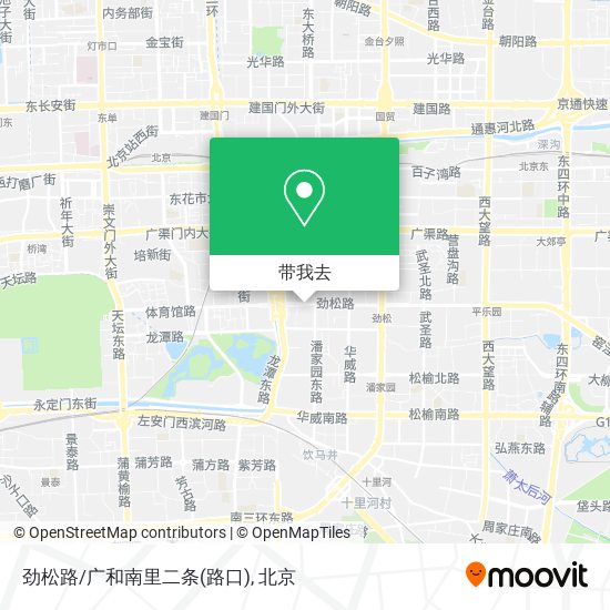劲松路/广和南里二条(路口)地图