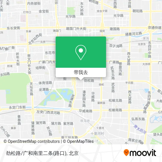 劲松路/广和南里二条(路口)地图