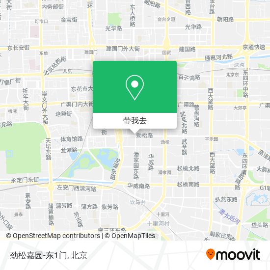 劲松嘉园-东1门地图
