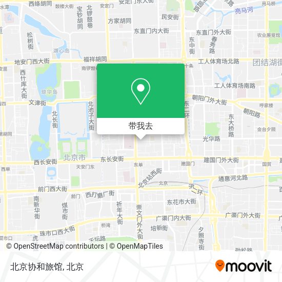北京协和旅馆地图