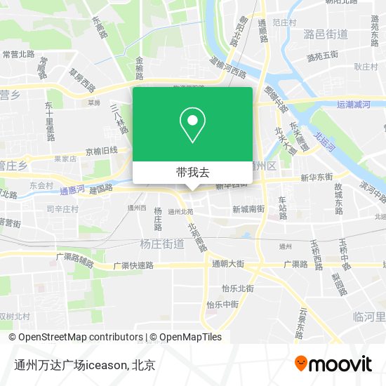 通州万达广场iceason地图