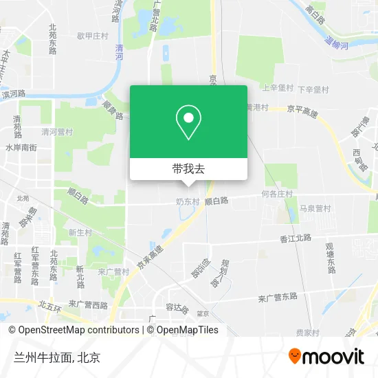 兰州牛拉面地图