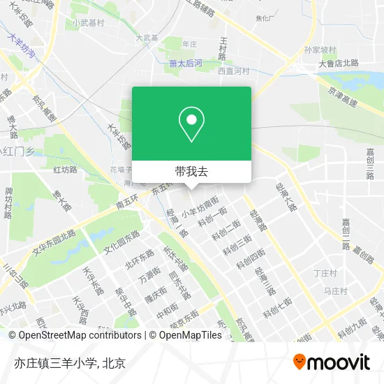 亦庄镇三羊小学地图