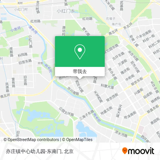 亦庄镇中心幼儿园-东南门地图