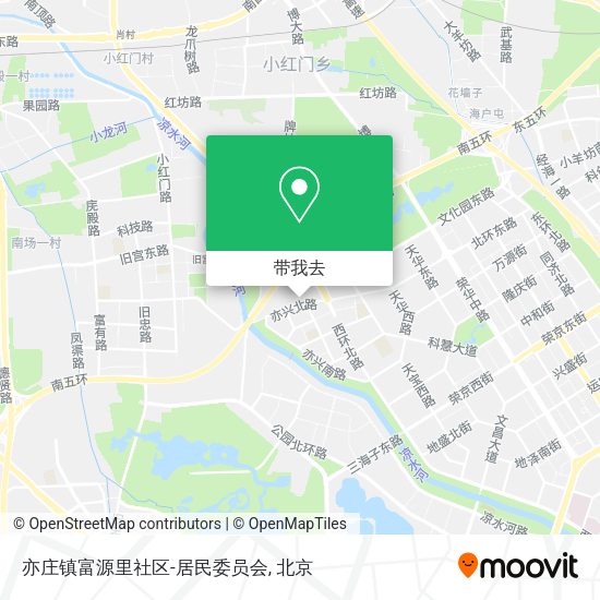 亦庄镇富源里社区-居民委员会地图