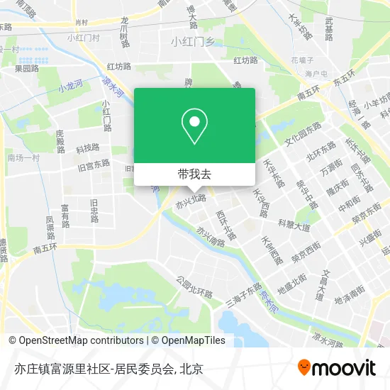 亦庄镇富源里社区-居民委员会地图