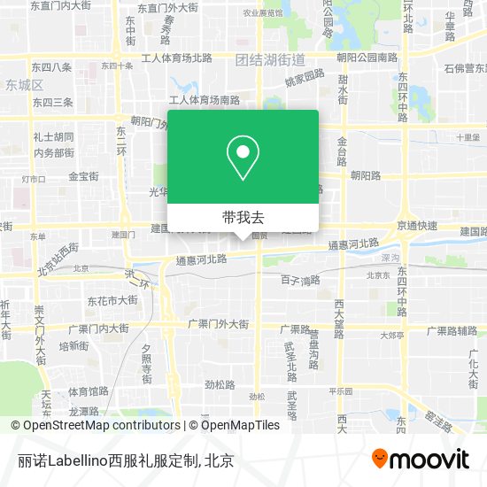 丽诺Labellino西服礼服定制地图