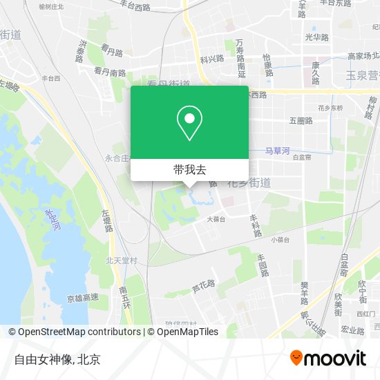 自由女神像地图