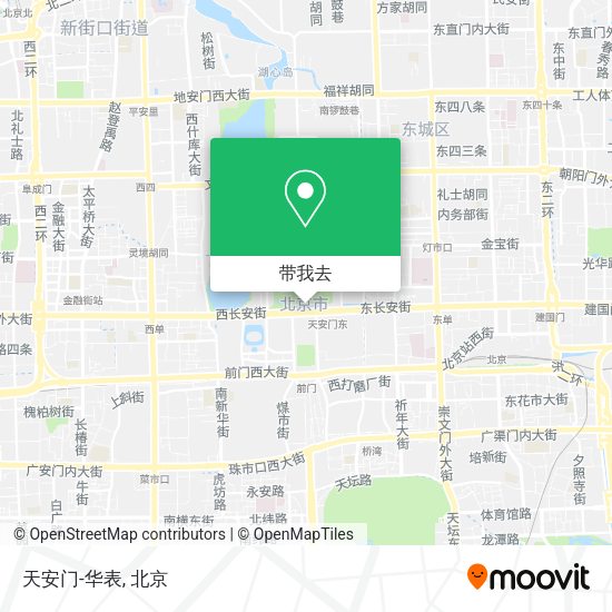 天安门-华表地图