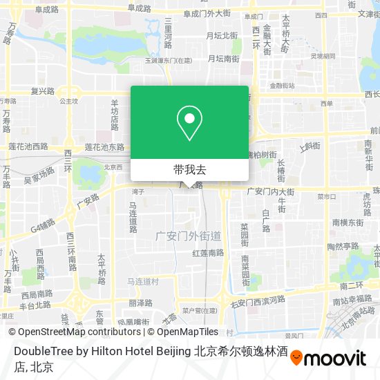 DoubleTree by Hilton Hotel Beijing 北京希尔顿逸林酒店地图