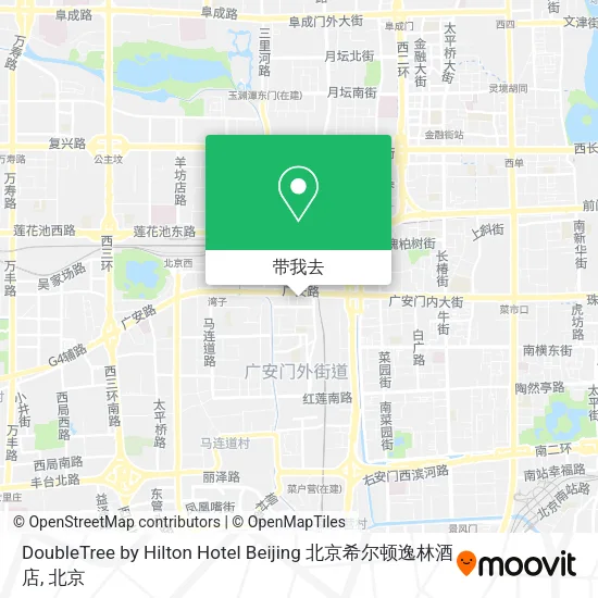 DoubleTree by Hilton Hotel Beijing 北京希尔顿逸林酒店地图