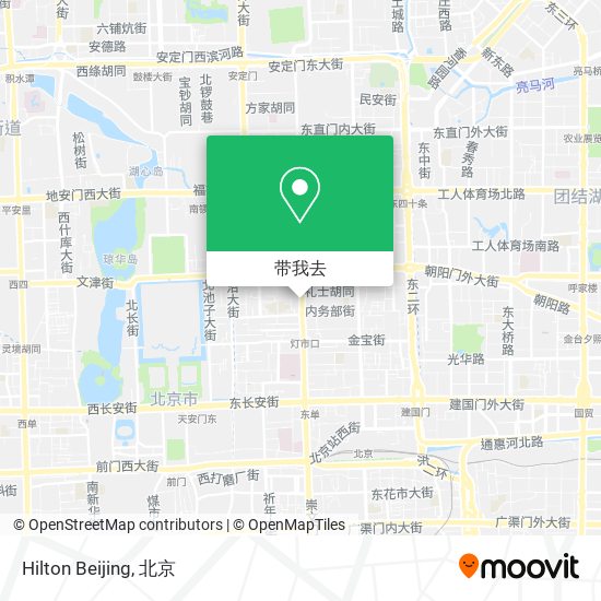 Hilton Beijing地图