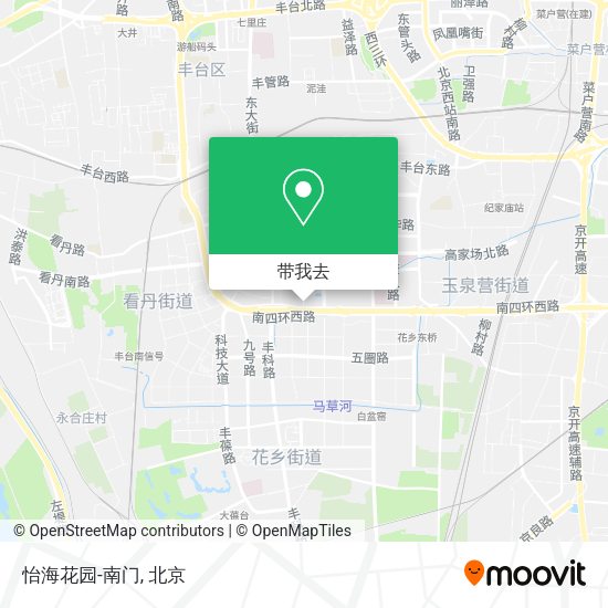 怡海花园-南门地图