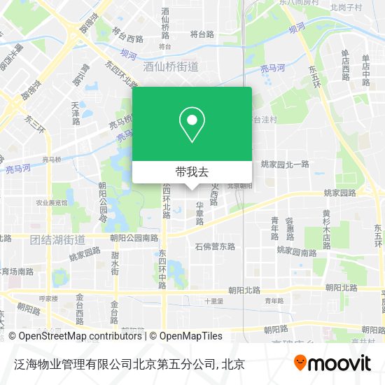 泛海物业管理有限公司北京第五分公司地图