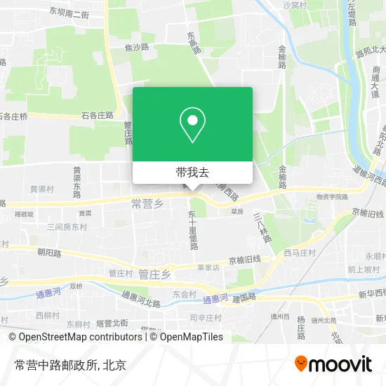 常营中路邮政所地图