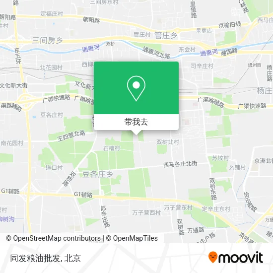 同发粮油批发地图