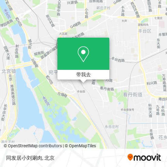 同发居小刘涮肉地图