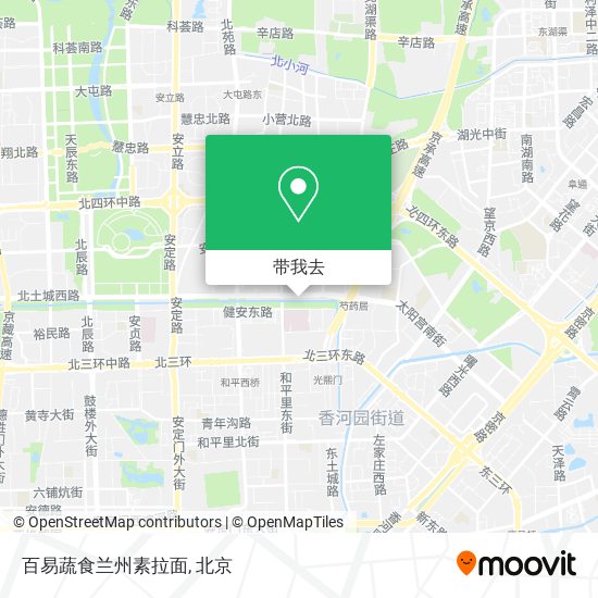 百易蔬食兰州素拉面地图