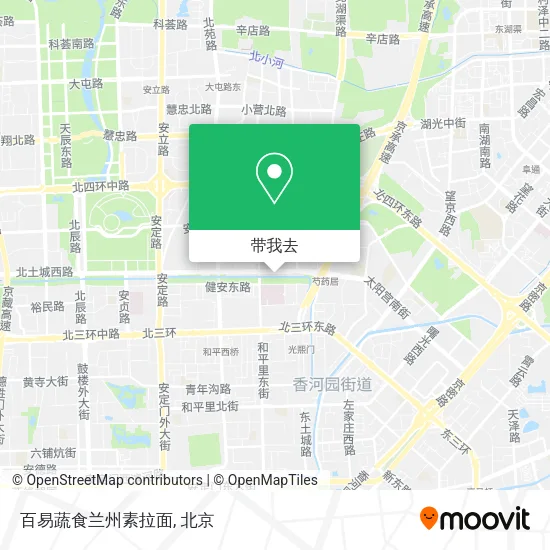 百易蔬食兰州素拉面地图