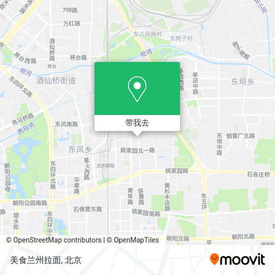 美食兰州拉面地图