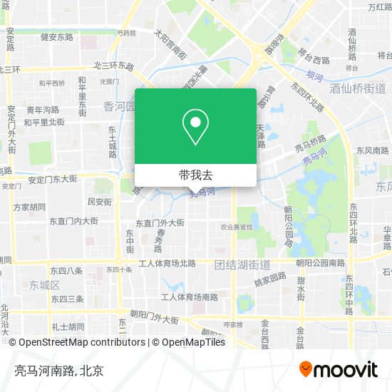 亮马河南路地图