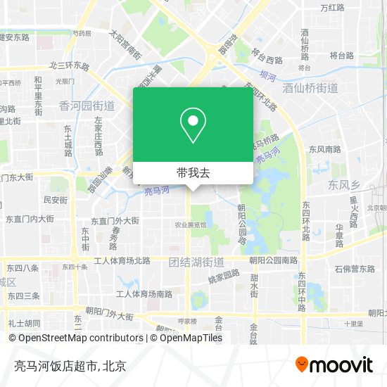 亮马河饭店超市地图