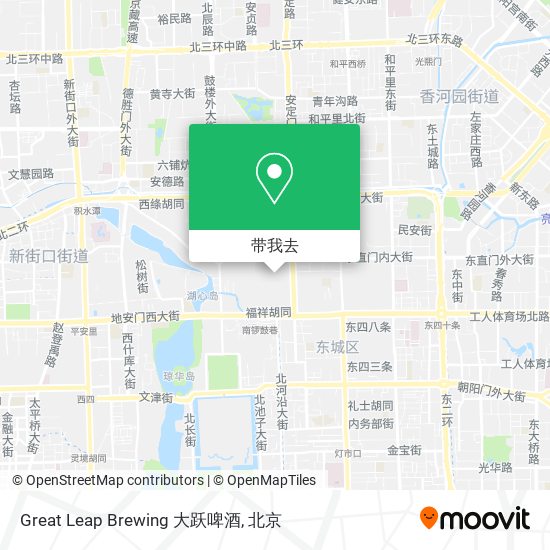 Great Leap Brewing 大跃啤酒地图