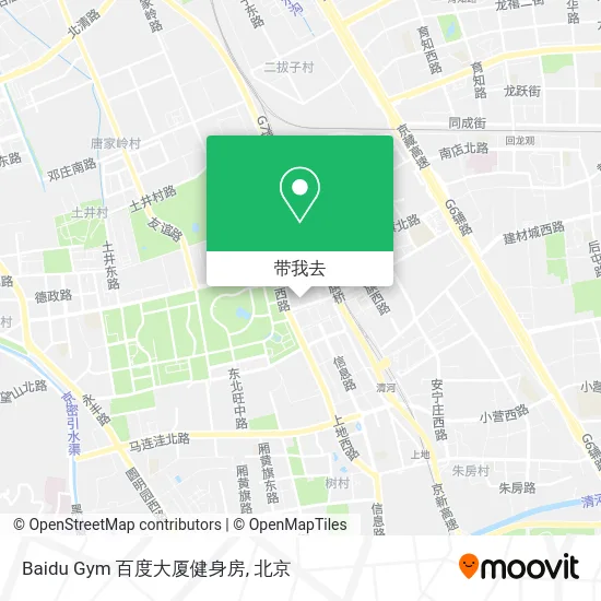 Baidu Gym 百度大厦健身房地图