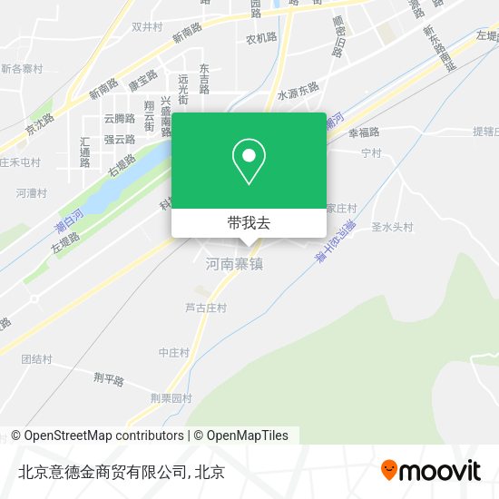 北京意德金商贸有限公司地图