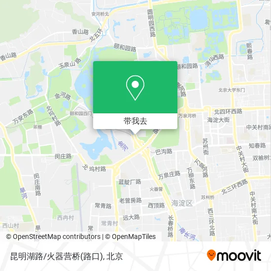 昆明湖路/火器营桥(路口)地图