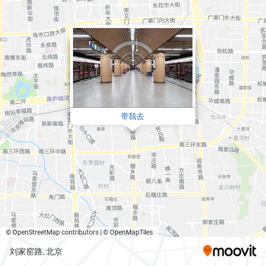 刘家窑路地图