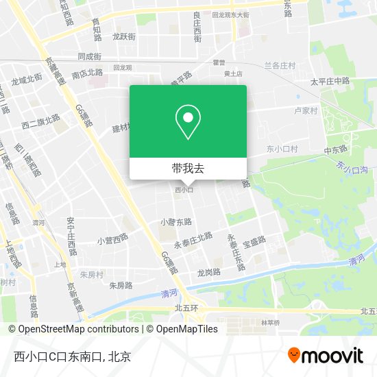 西小口C口东南口地图