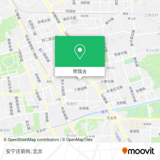 安宁庄前街地图