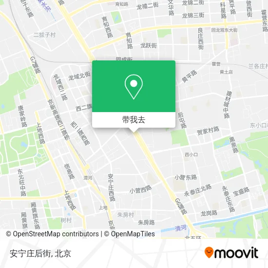 安宁庄后街地图
