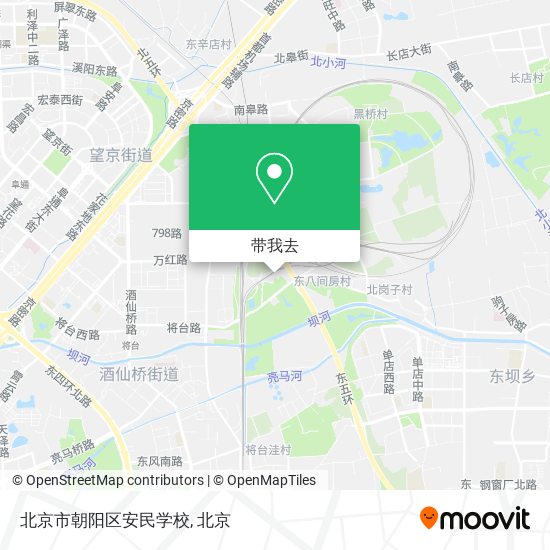 北京市朝阳区安民学校地图
