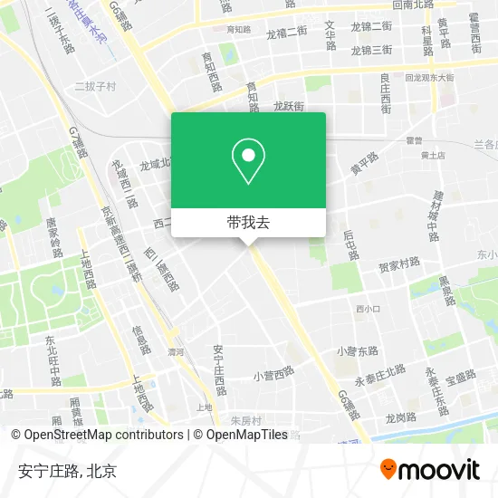 安宁庄路地图