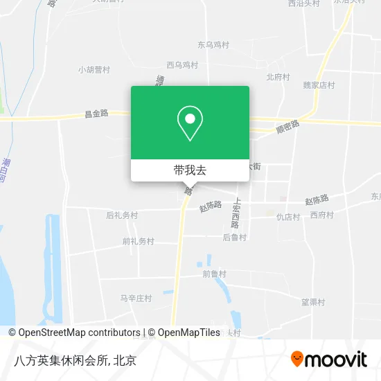 八方英集休闲会所地图